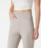 Pantalon corsaire de golf slim à chevrons taille haute avec poches