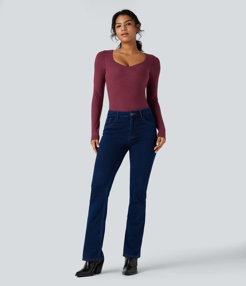 Top casual chaud push-up à manches longues - Bonnet A/B