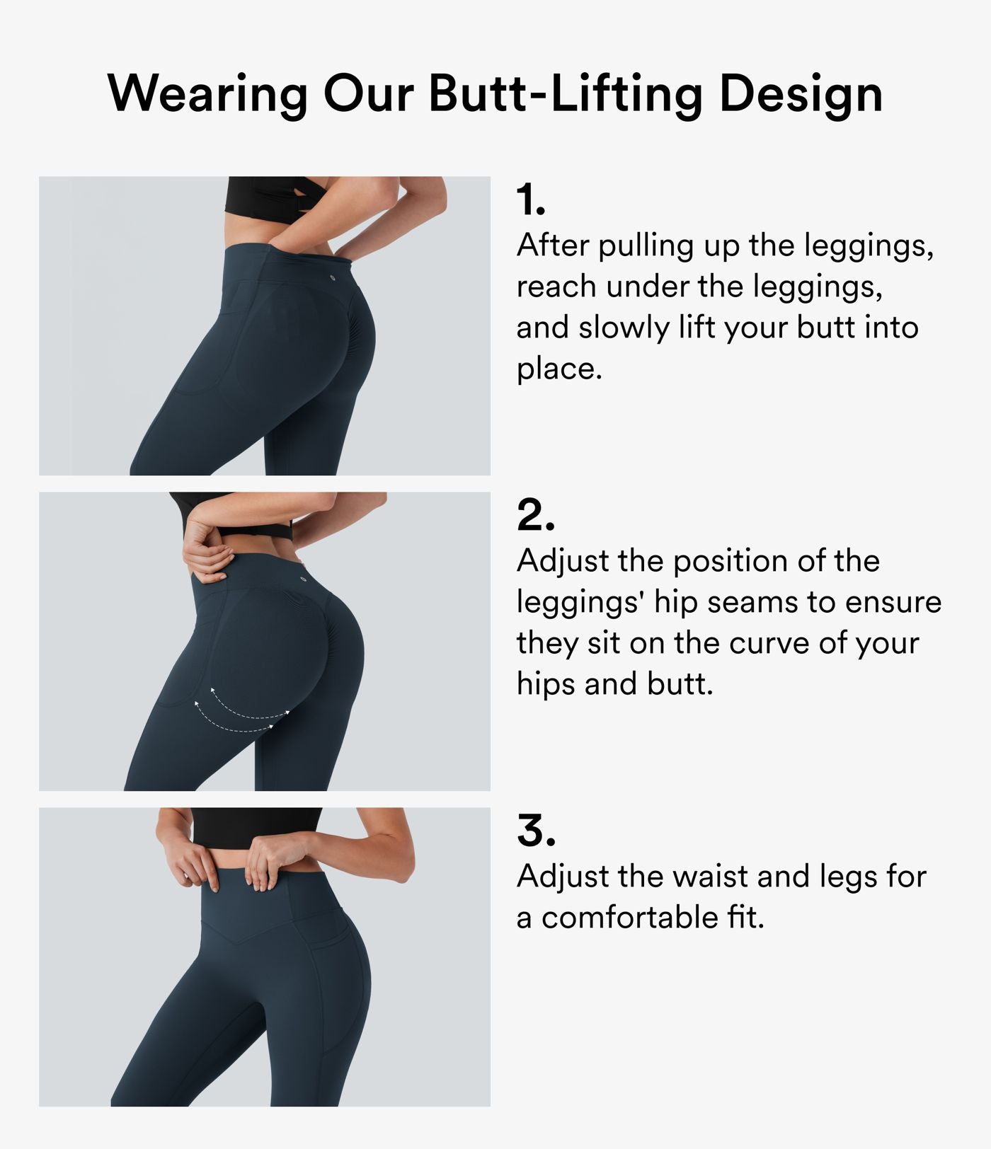 Legging de yoga thermique Halara UltraSculpt™ Heat taille haute froncé effet push-up gainant avec poches