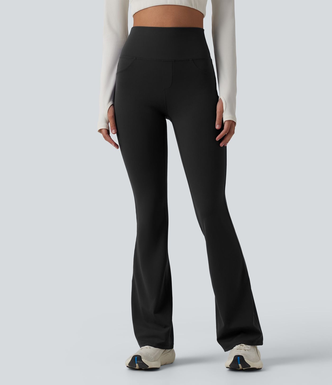 Legging de sport bootcut Halara UltraSculpt™ taille haute gainant avec poches