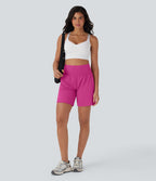 Short de yoga SoftlyZero™ Airy 2-en-1 taille très haute avec poches et effet frais InstantCool 17,5 cm