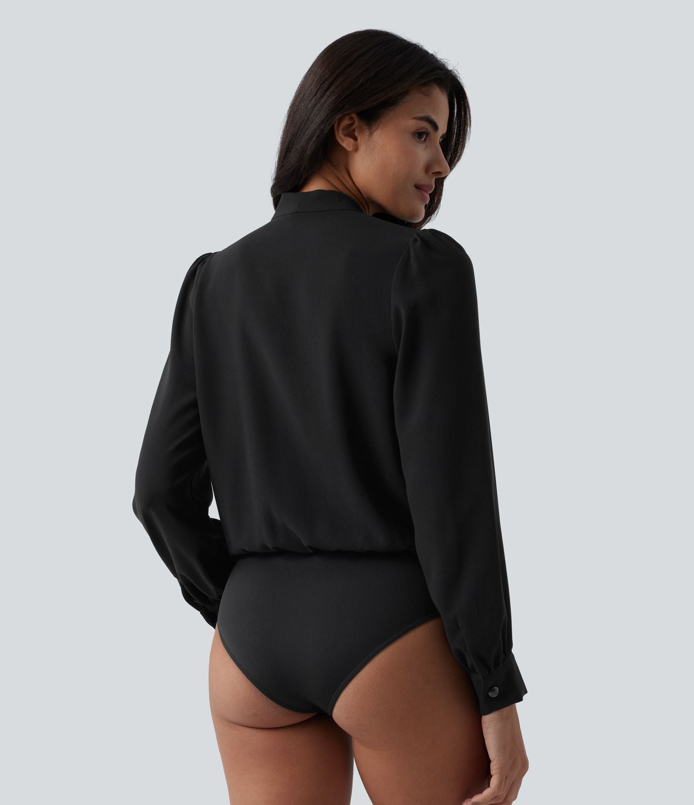 Body manches longues croisé pour le travail