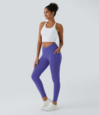 Softlyzero™ Legging Unis Poches Croisées