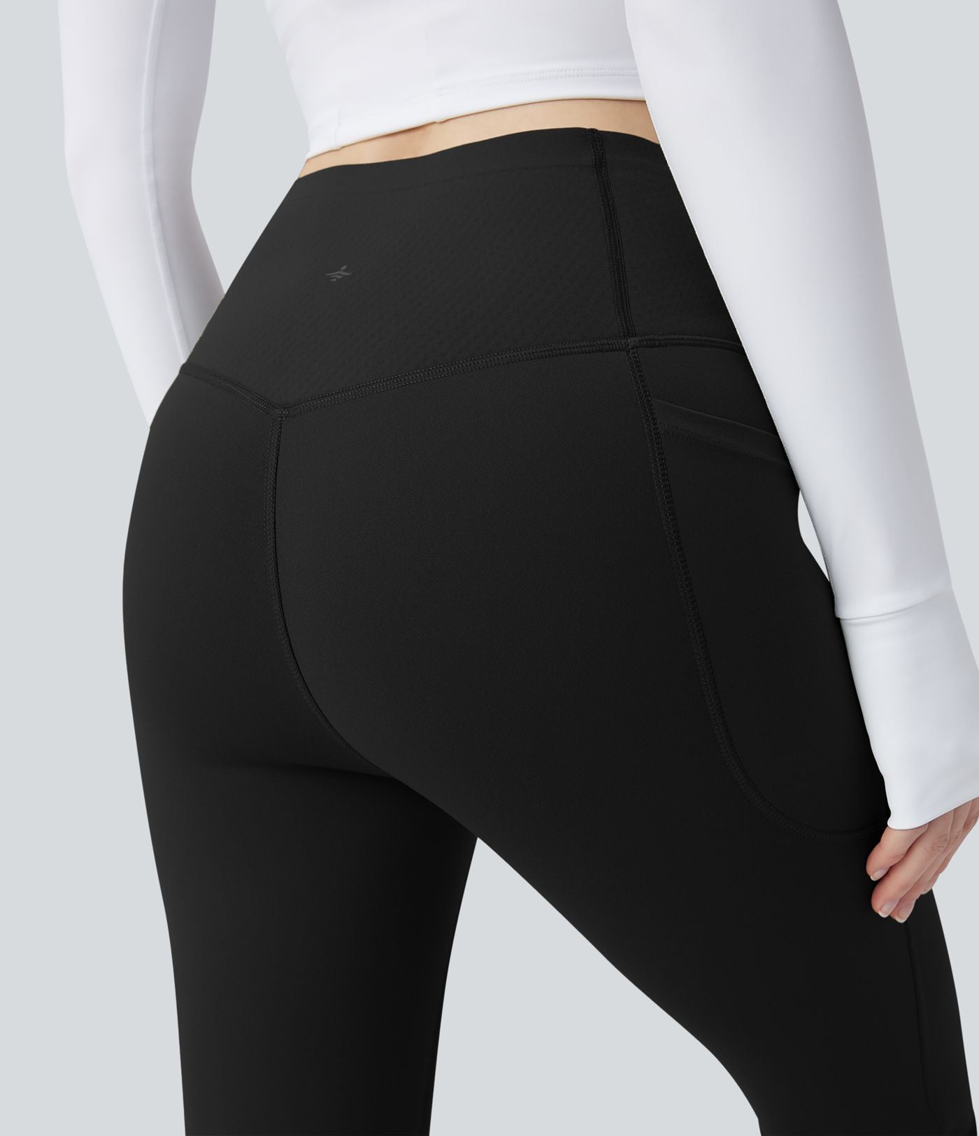 Pantalon de yoga bootcut gainant taille haute extra chaud Halara UltraSculpt™ avec poches