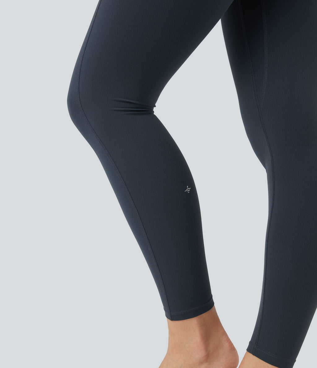Short cycliste 7,5 cm de yoga gainant taille haute à blocs de couleurs et séchage rapide SoftlyZero™
