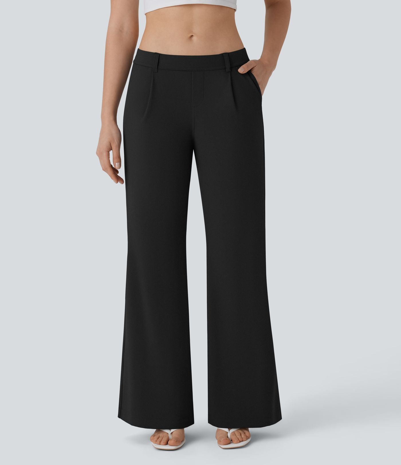 Pantalon bootcut taille basse DayStretch avec poches