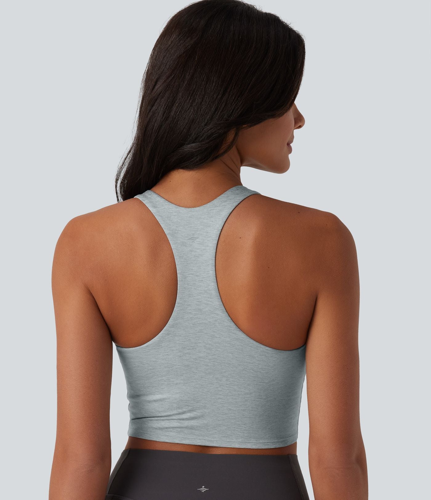 Haut de sport yoga court dos nageur