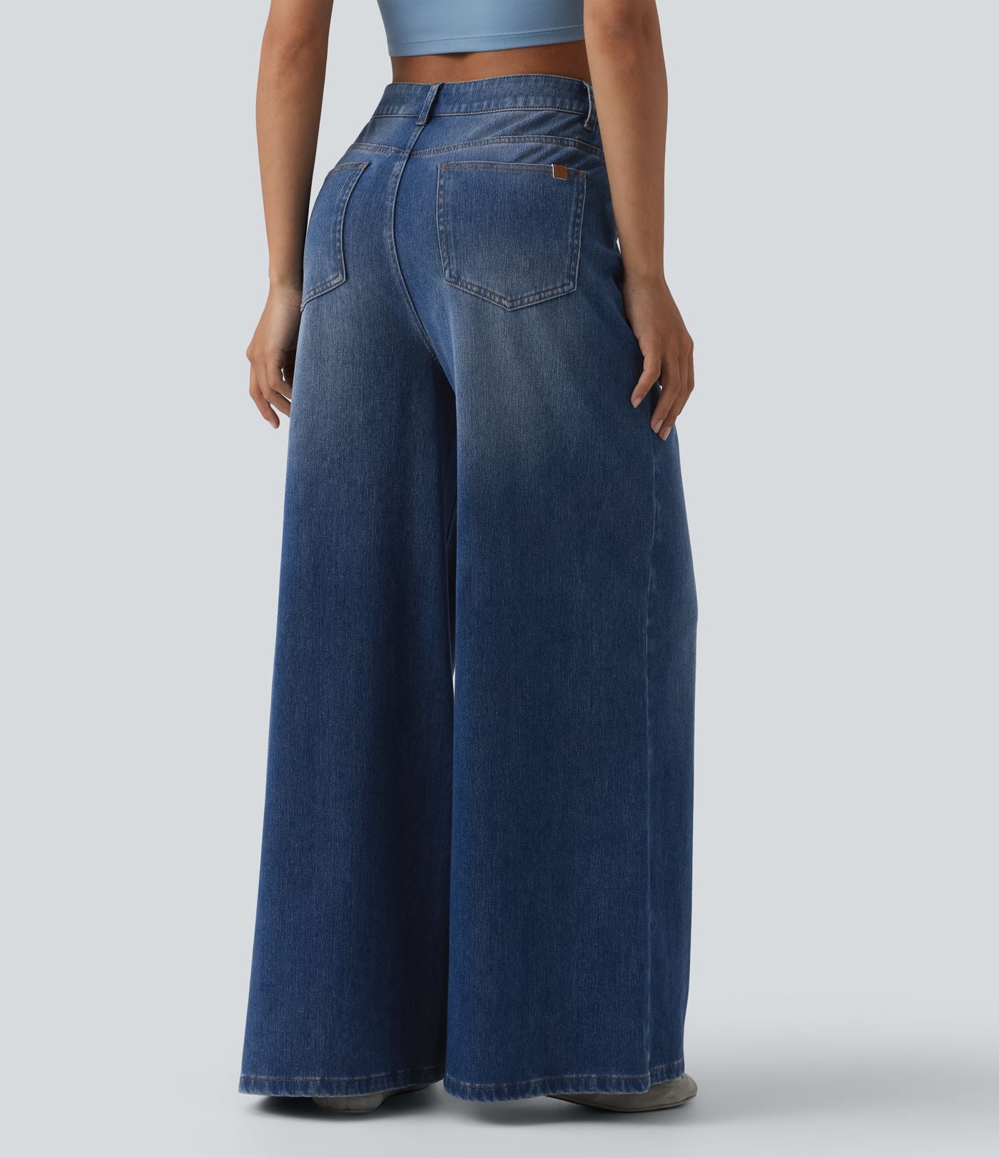 Jean ample Halara Flex™ casual taille mi-haute avec poches
