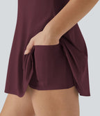 Softlyzero™ Airy Robe Sport Torsadée Dos Nu Édition Easy Peasy