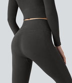 Legging 7/8 thermique gainant taille haute sans couture HeatCore OneForm Seamless Flow