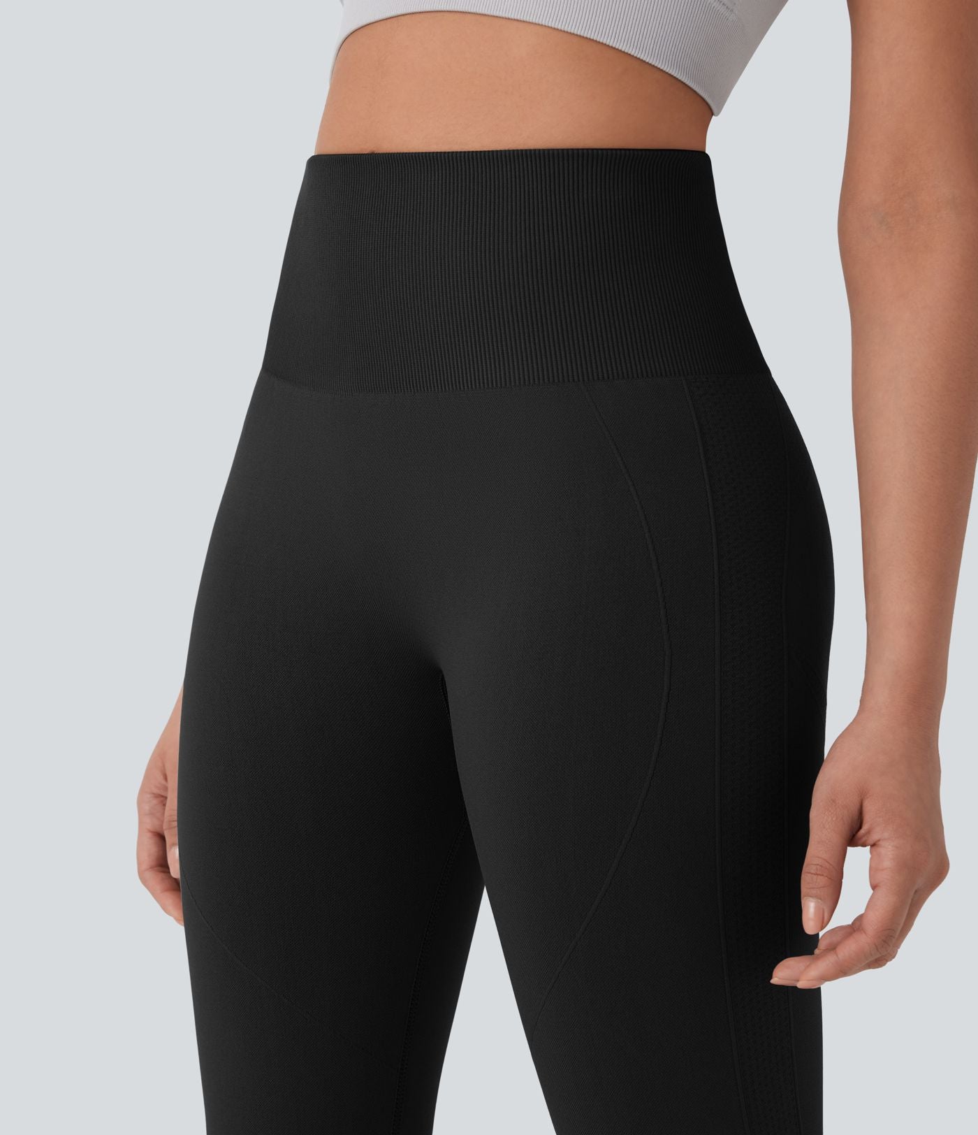 Legging capri yoga gainant effet push-up taille haute sans couture OneForm Seamless Flow