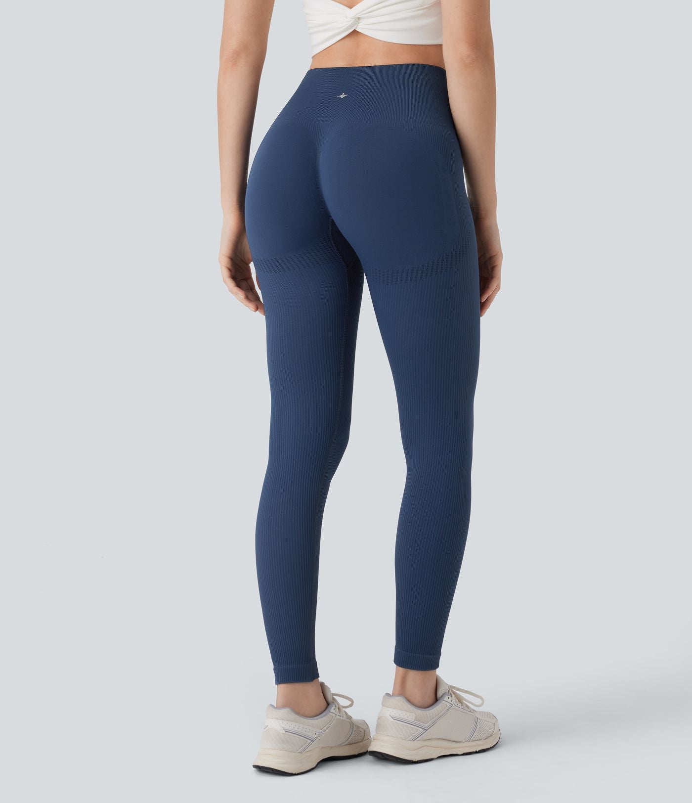 Legging de yoga 7/8 sans couture Seamless gainant et sculptant à taille haute