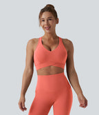 Brassière de sport running Halara UltraSculpt™ maintien léger col V dos nageur bonnets E-G