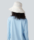 Chapeau de soleil large bord réglable - UPF40+