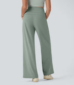 Pantalon de yoga Halara UltraSculpt™ taille haute avec cordon de serrage et poches