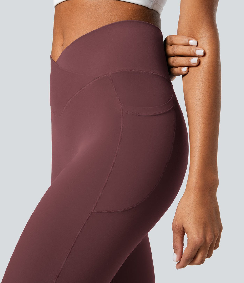 Softlyzero™ Legging Unis Poches Croisées