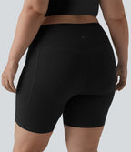 Short cycliste grande taille Halara UltraSculpt™ 17,5 cm avec poches, effet push-up fessier et ventre plat