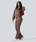 Pantalon décontracté SpacerTek™ taille basse, coupe évasée, avec cordon de serrage et poches
