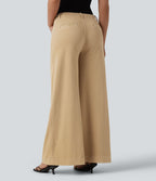 Jean large Halara Flex™ décontracté coloré, taille haute, avec poches
