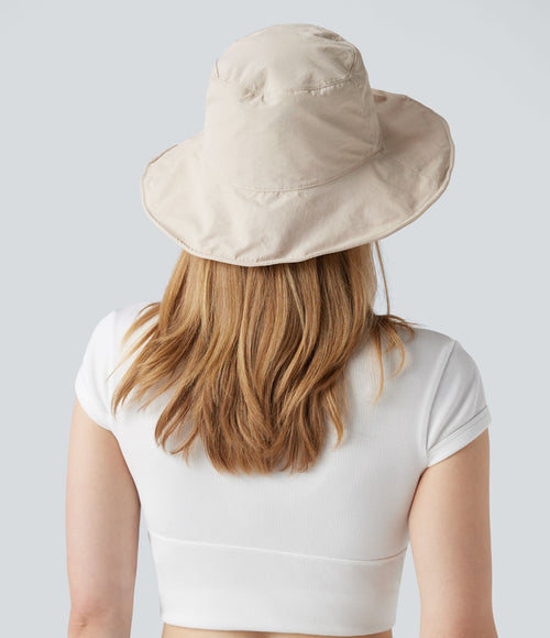 Chapeau de soleil large bord réglable - UPF40+