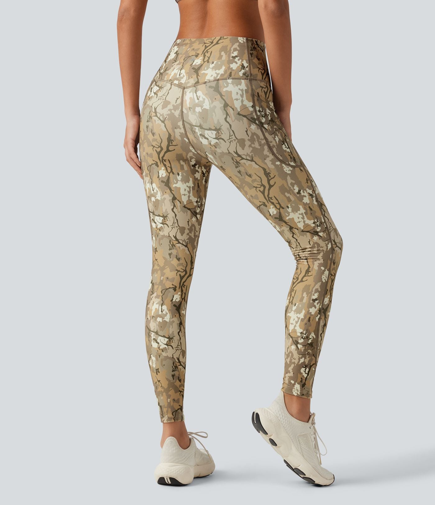 Legging de yoga gainant Halara UltraSculpt™ taille haute imprimé camouflage avec poches