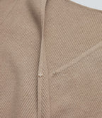 Pull col V manches longues croisé ajusté