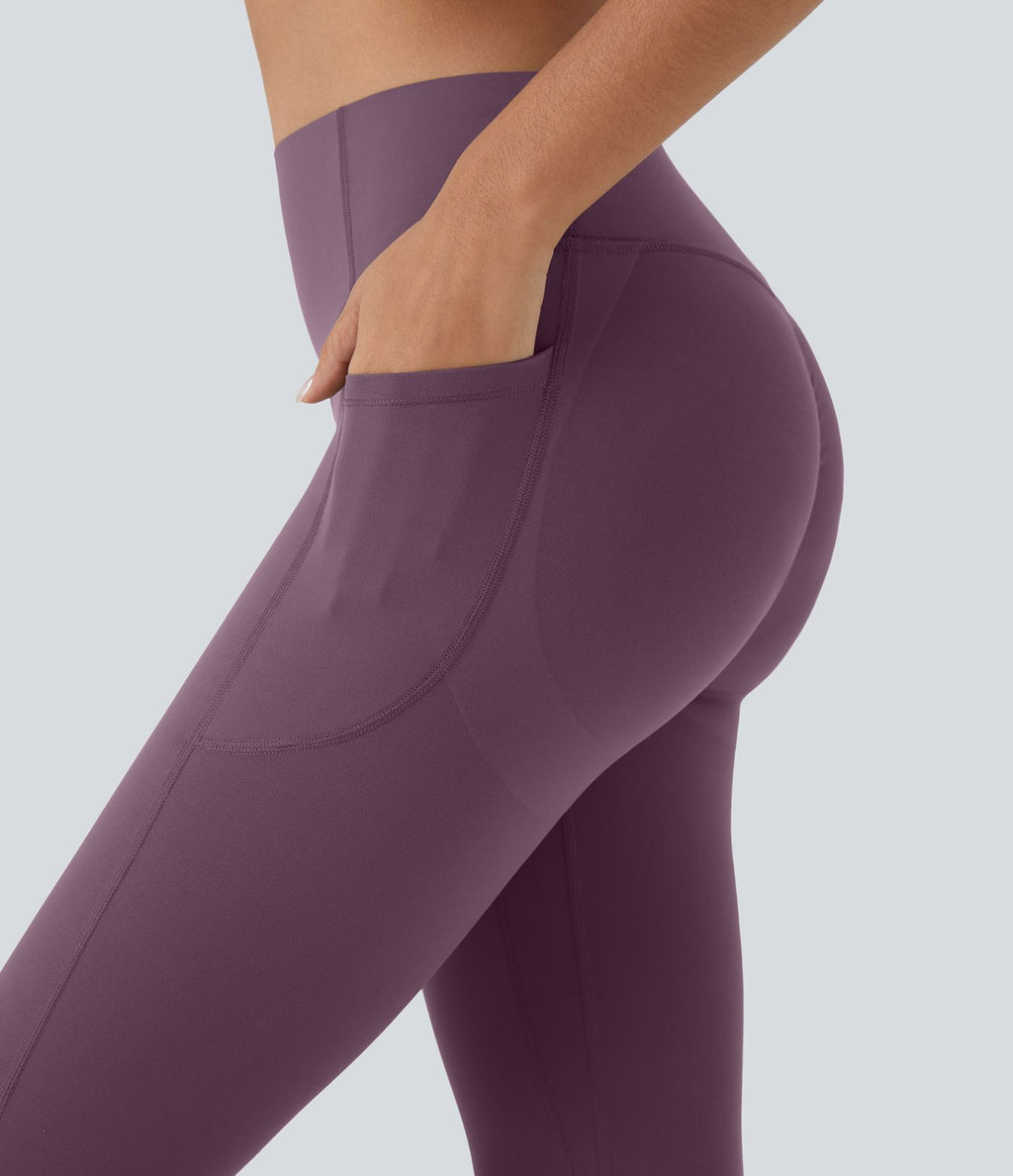 Legging corsaire d'entraînement gainant galbant taille haute avec effet scrunch et poches Halara UltraSculpt™