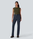 Pantalon cargo bootcut randonnée taille moyenne DayStretch avec poches
