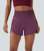 Short de course à pied Breezeful™ 2-en-1 séchage rapide, taille haute à poches multiples, ourlet arrondi 8,8cm