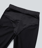 Pantalon tailleur skinny gainant taille haute à chevrons avec poches arrière zippées décoratives