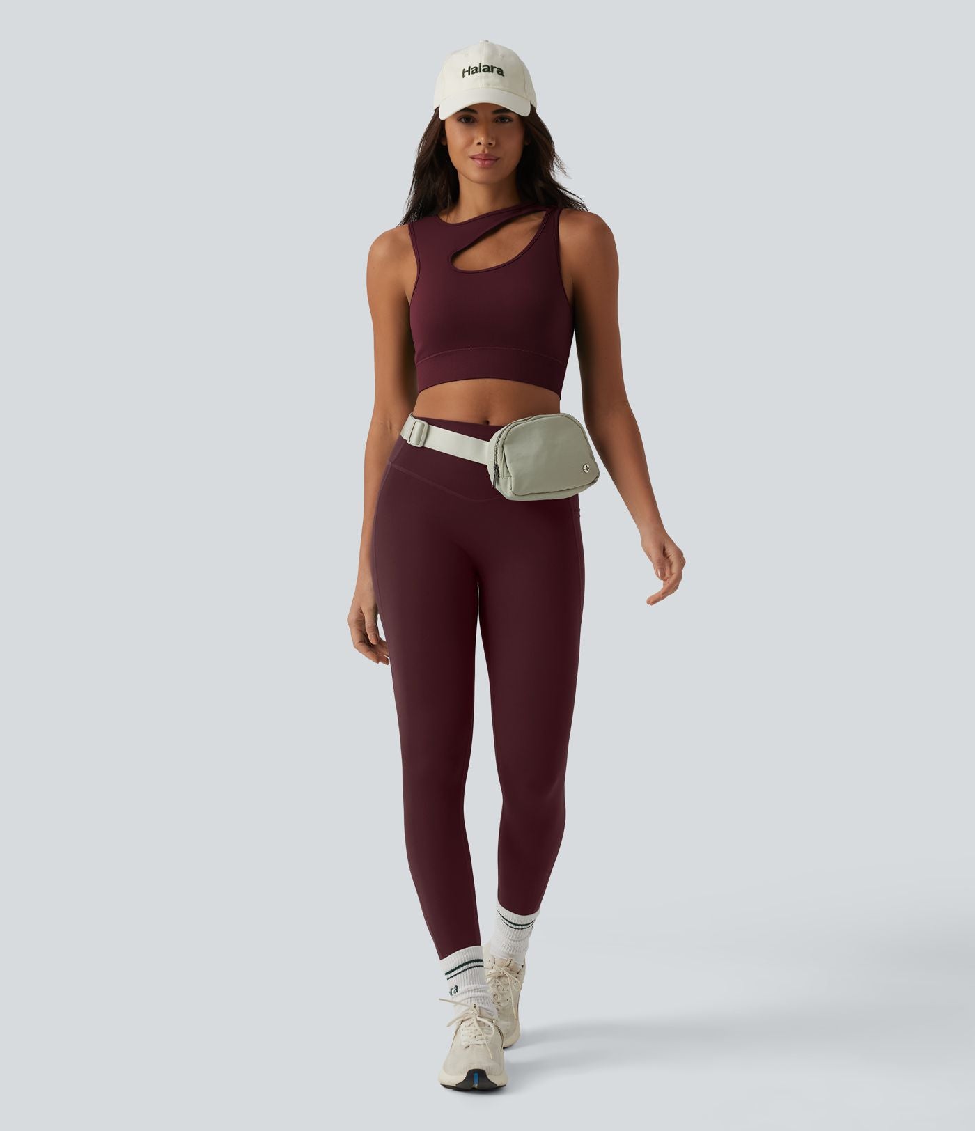 Débardeur de yoga OneForm Seamless Flow à découpes avec brassière intégrée