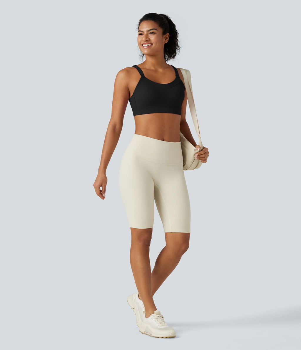 Brassière de sport d'entraînement maintien moyen avec bonnet spacer moulé