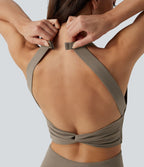 Combinaison moulante dos nu Halara UltraSculpt™ gainante et gainante avec poches - Édition Easy Peezy