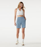 Short de golf taille haute à séchage rapide avec poches 17,5 cm - Golf Tee - UPF40+