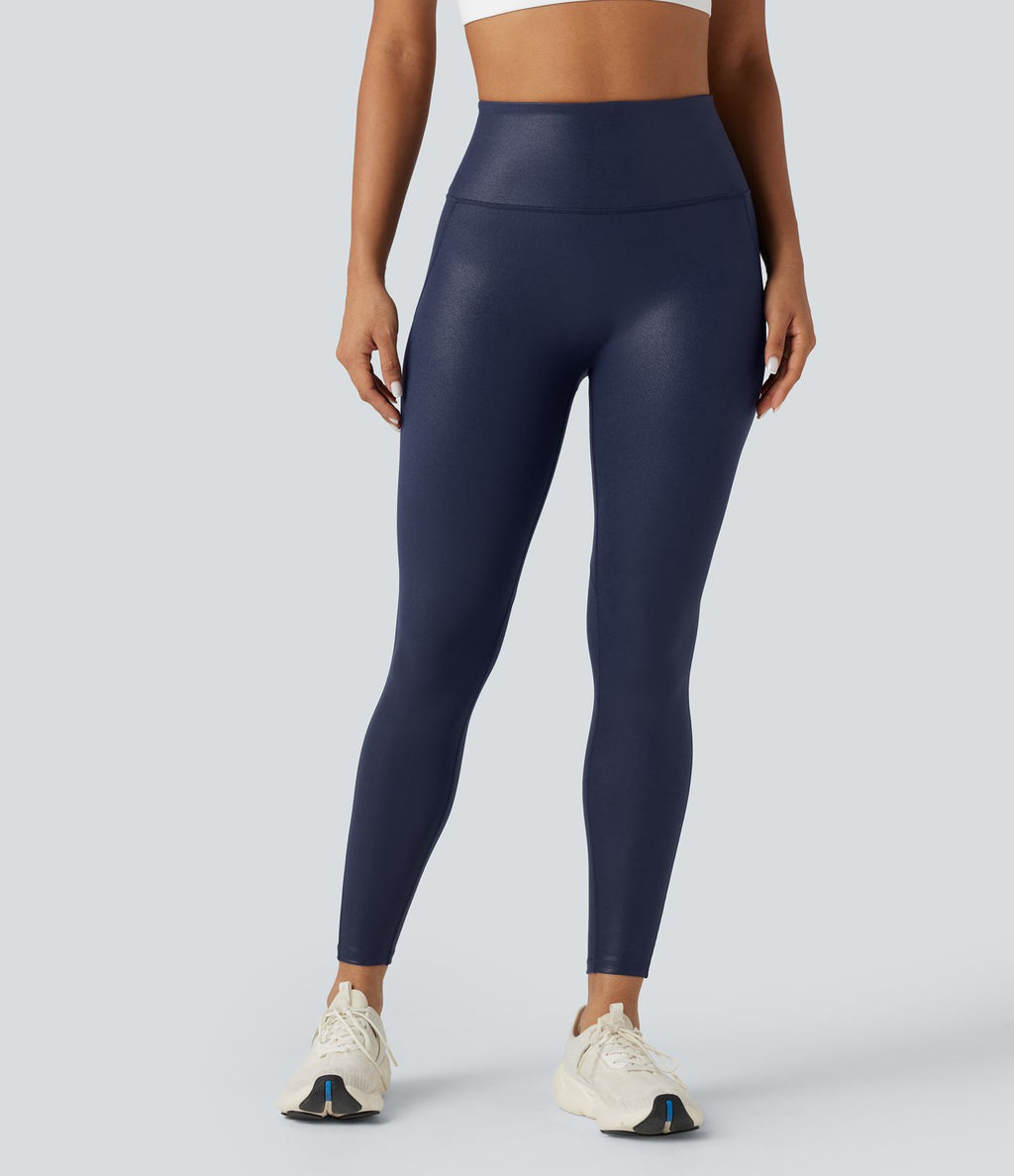 Legging 7/8 de yoga gainant taille haute avec poches Halara UltraSculpt™