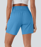 Short de yoga SoftlyZero™ Airy 2-en-1 taille très haute avec poches et effet frais InstantCool 17,5 cm
