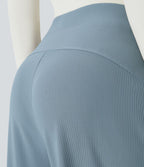 Halara Flex™ Pantalon Tailleur Évasé à Taille Haute Sculptant la Silhouette avec Poches Latérales Micro Waffle