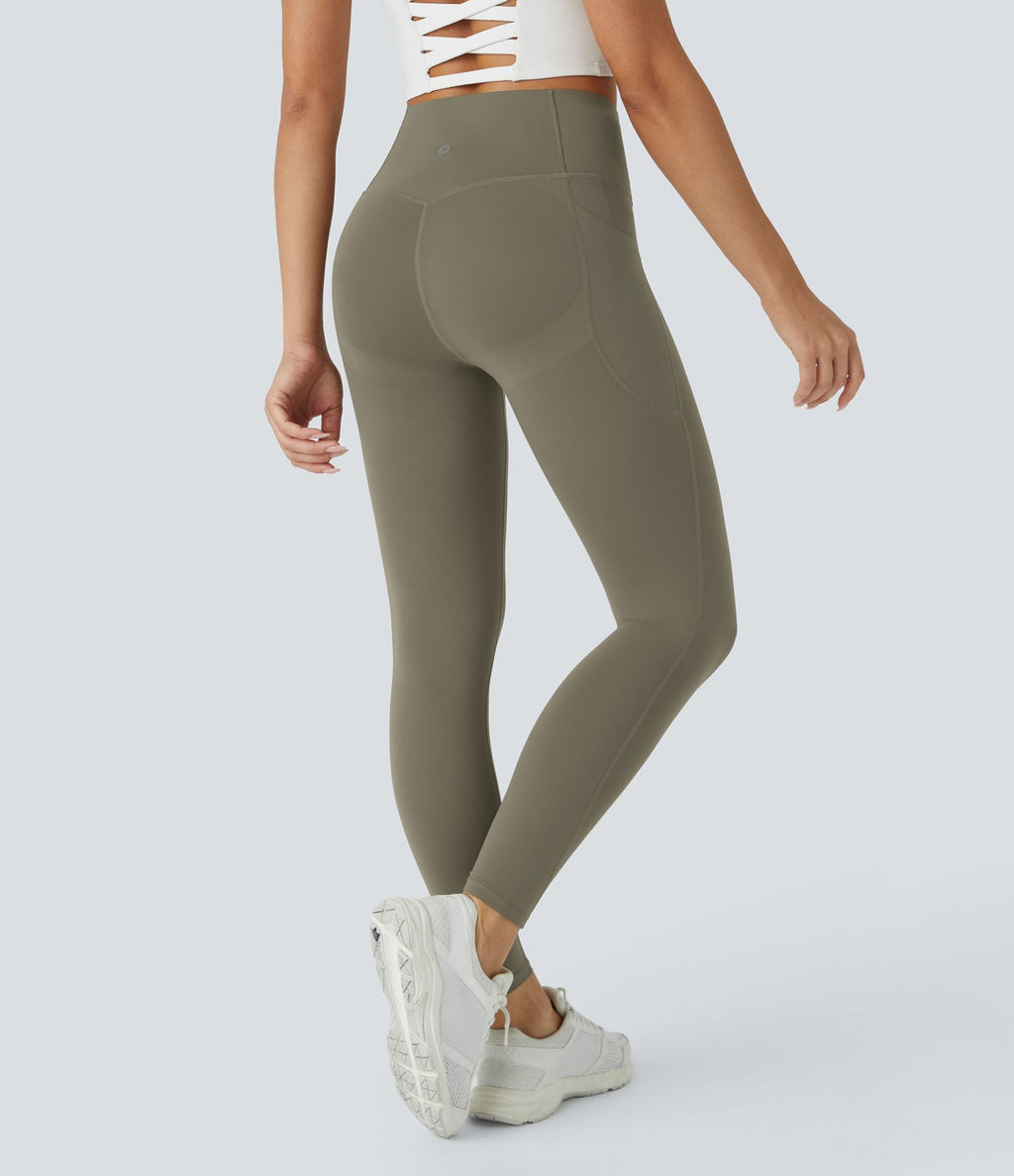 Legging d'entraînement gainant galbant taille haute avec poches Halara UltraSculpt™