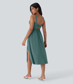 Robe décontractée mi-longue SoftlyZero™ Airy avec coques et effet frais InstantCool avec poches, bonnets E-G