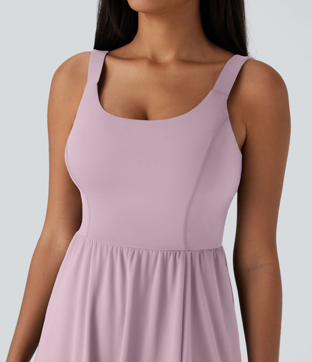 Robe décontractée mi-longue SoftlyZero™ Airy avec coques et effet frais InstantCool avec poches, bonnets E-G