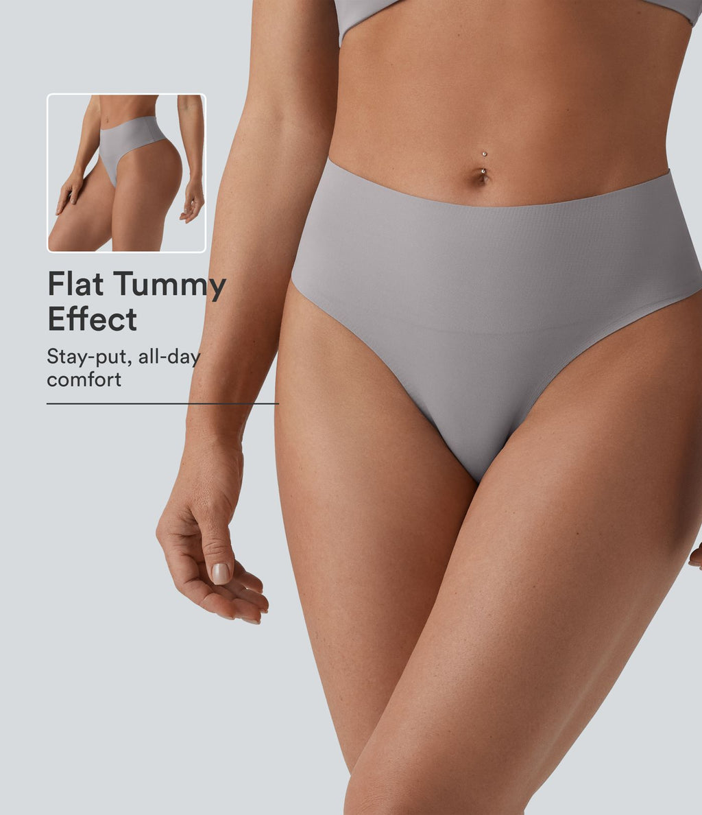 String taille haute gainant