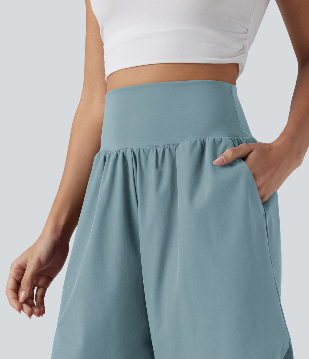 Short resort taille haute gainant séchage rapide avec fentes Breezeful™ et poches