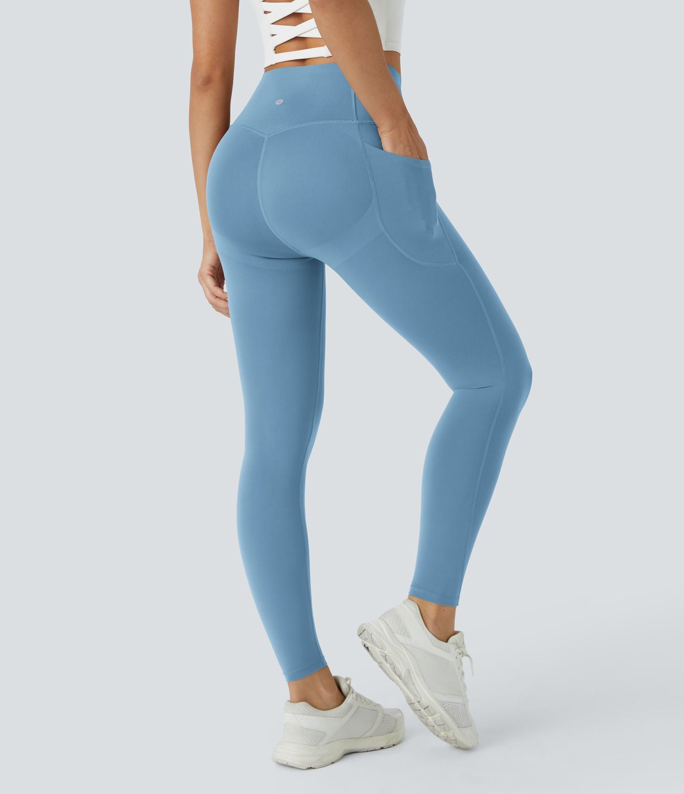Legging d'entraînement gainant galbant taille haute avec poches Halara UltraSculpt™