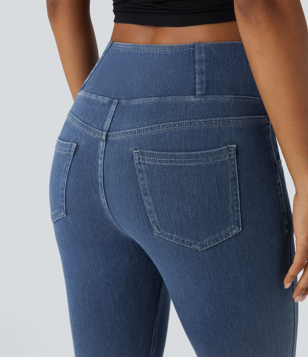 Halara Flex™ Jegging Travail Taille Haute Croisé Poches Multiples Tricot Extensible