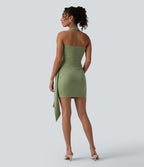Robe micro mini moulante col licou