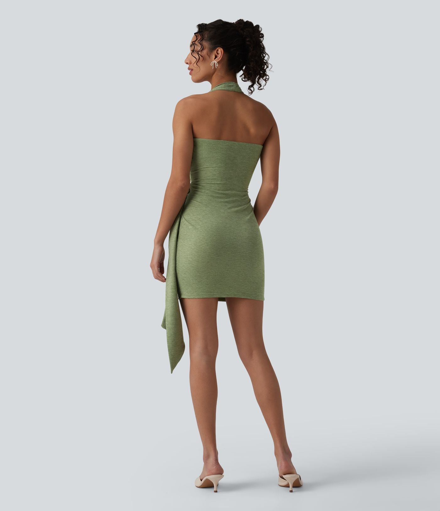 Robe micro mini moulante col licou