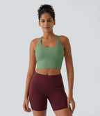 Débardeur yoga court SoftlyZero™ Plush à découpes A-C
