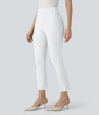 Pantalon de travail fuselé court taille haute Halara Flex™ avec poches