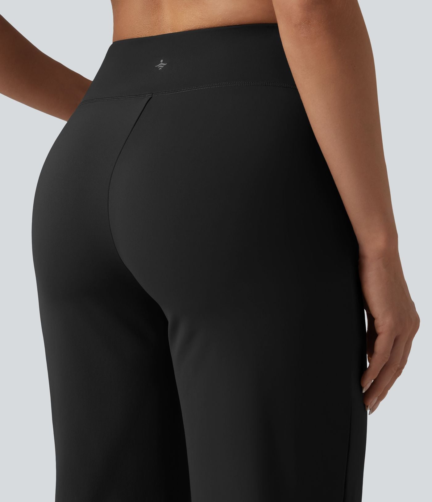 Pantalon de yoga bootcut mi-taille avec poches