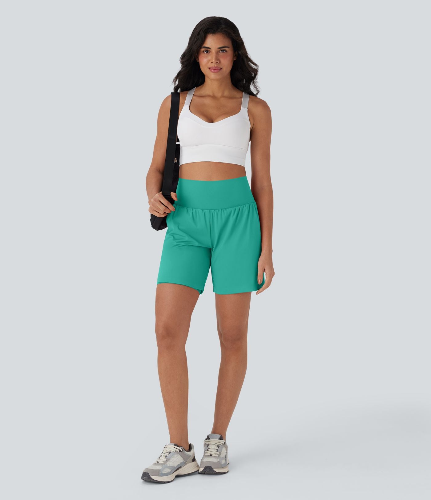 Short de yoga SoftlyZero™ Airy 2-en-1 taille très haute avec poches et effet frais InstantCool 17,5 cm